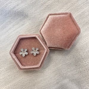 Daisy Stud Earrings 925 Sterling Silver